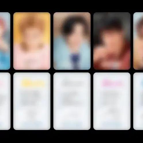 NCT [запечатанный набор фотокарточек Mega Coffee 127