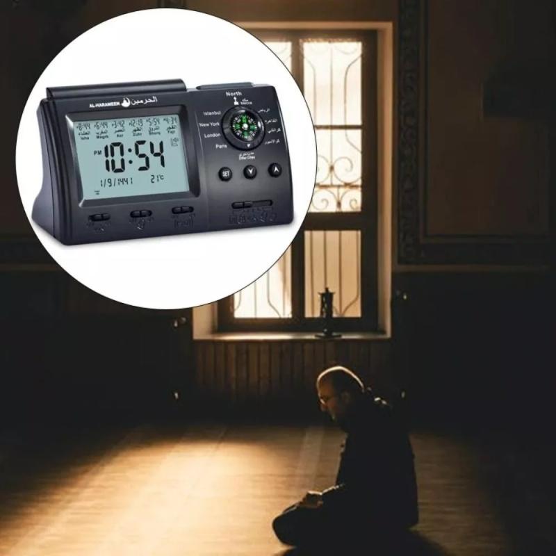 Мусульманские настольные часы с азаном для всех городов Исламский азан время для молитвы
