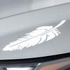 Автомобильная наклейка с перьями, автомобильный бампер, покрытие от царапин, водостойкая съемная самоклеящаяся декоративная наклейка для домашних животных, автомобильные принадлежности