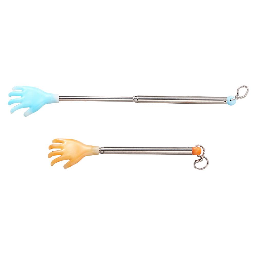 shape Telescoping Back Scratcher Finger-Like Scratching Backscratcher Extendable Massage Stick