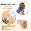 Rechargeable Hearing Aid Sound Amplifier Small & Invisible Mini Device Noise Reduction Enhance Sound for Seniors & Elderly Adults