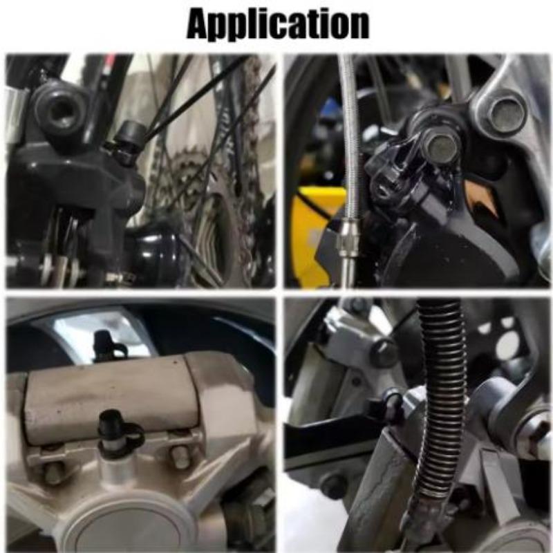10/20/30 шт. колпачок для винта прокачки тормозов, колпачок для масленки, резиновый пылезащитный чехол, черный для автомобилей, мотоциклов, винт M6/M8/M10