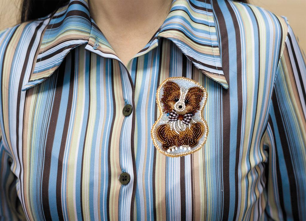 Набор для вышивки бисером украшения на натуральном художественном холсте Абрис Арт Паттернхолст Животные