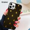 Мягкий чехол для телефона с изображением пчел для iPhone 14 XR X XS Max 5S 6S 7 8 Plus SE 2020 11 12 13 Pro Max, мини-чехол для телефона