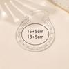 2/6PCS 925 Silver Link Chain Bracelet for Women Girls Luxury Sparkling Crystal Minimalist Daily Wear Jewelry Gift