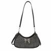 Bowknot Dumpling Shaped Single Shoulder Underarm Bag Handbag Women Fashion Gift