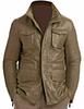 Genuine Lambskin Leather Biker Motorcycle Handmade Casual Men's Jacket