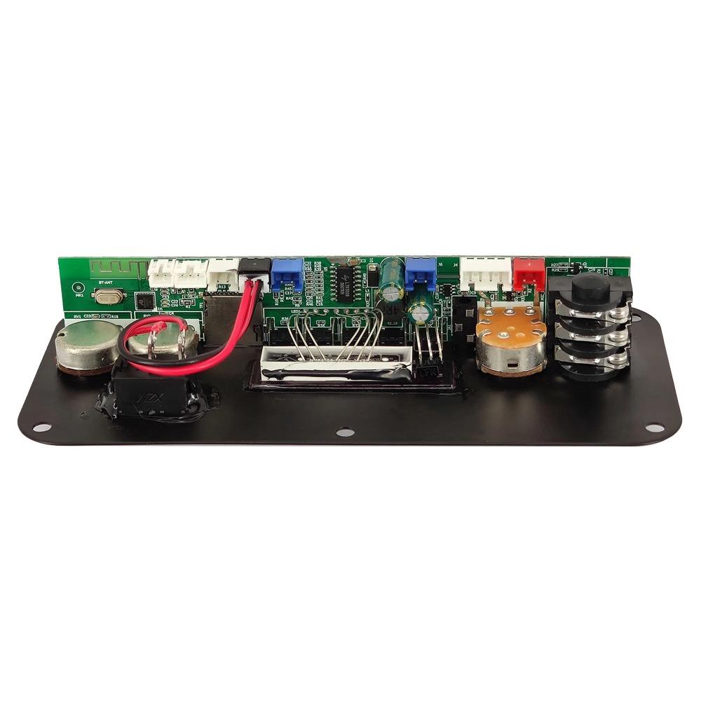 Bluetooth 5,0 DC 5 В MP3 WAV APE декодер плата 20 Вт усилитель автомобильный аудио DIY музыкальный плеер FM-радио модуль RGB TF AUX USB микрофонная запись