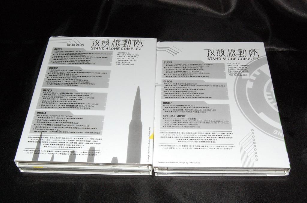 Ghost in the Shell STAND ALONE COMPLEX limited DVD-BOX (first production)