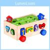 Geometric Wood Shape Matching Animal Toy For Early Learning Gifts Childrens