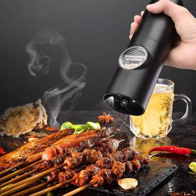 Электрическая мельница для перца Перезаряжаемая Автоматическая Мельница для соли и перца Специй Регулируемая степень помола С LED-подсветкой Кухонные инструменты