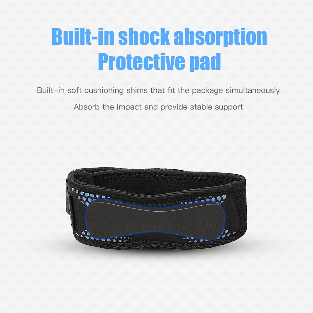Patella Knee Strap Adjustable Knee Brace Patellar Tendon Stabilizer Support Band For Soccer Basketball Running Jumper Gym Squat