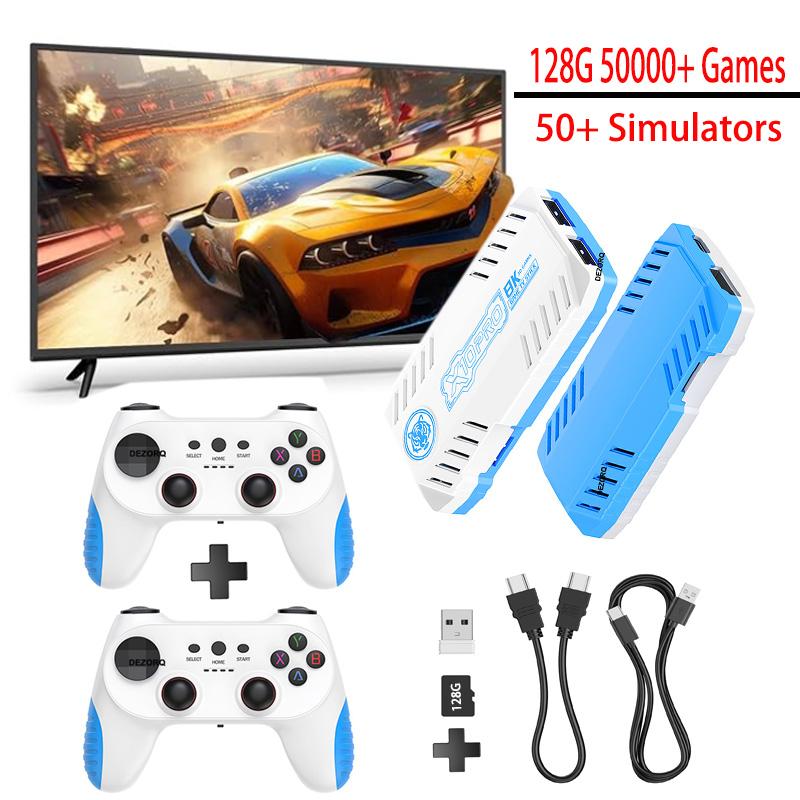 Игровая консоль X10 Pro Retro Gaming Console Stick Классический стик для видеоигр с 50 эмуляторами 50000 игр S905x3 ТВ игровая консоль