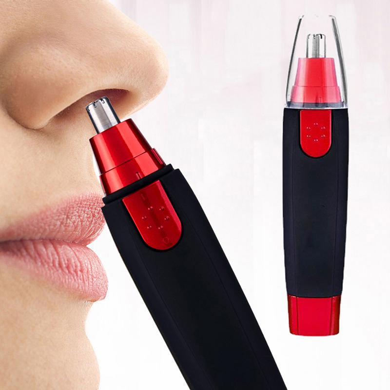 Electric Nose Hair Trimmer Implement Shaver Clipper Battery Operated Men Women Trimmer Shaver