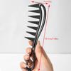 Hair Salon Large Tooth Wide Comb Smoothing Comb Household Oil Head Men'S Back Hollow Comb Styling Tools Barber Accessories