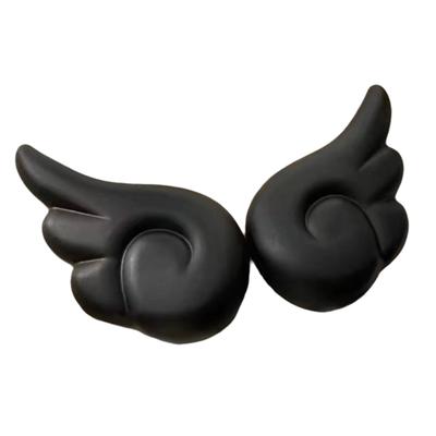 1 пара мультяшная девочка подарок обувь пряжка сделай сам 3D аксессуары для обуви с отверстиями милые крылья ангела шармы для украшения обуви с отверстиями