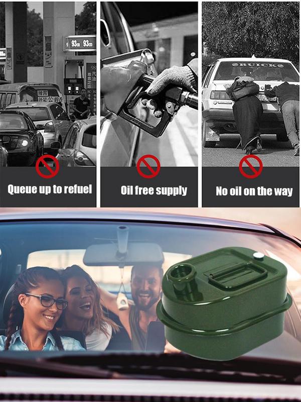 3L 5L 10L Топливный бак Бензиновые канистры Бочки Канистры для газа Канистра с трехручной ручкой Квадрат из нержавеющей стали Топливо для автоаксессуаров