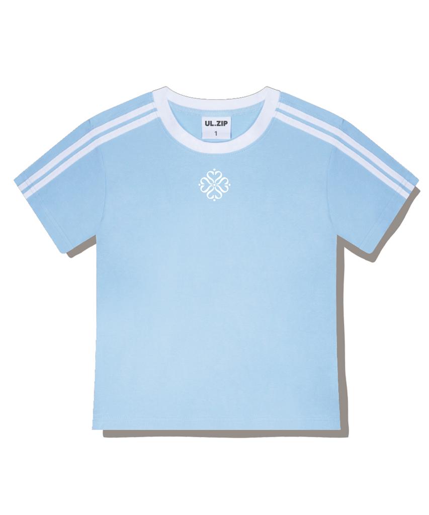 ULIFEZIP Union Semi-Crop Track Short Sleeve T-Shirt 6 Colors [Ulse_6002]