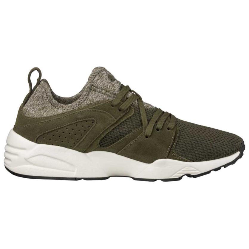Puma Disc Blaze Ct Удобные Амортизирующие Дышащие Быстросохнущие Полувысокие Повседневные Кроссовки Мужские Повседневные Кроссовки Зеленые 363749-04