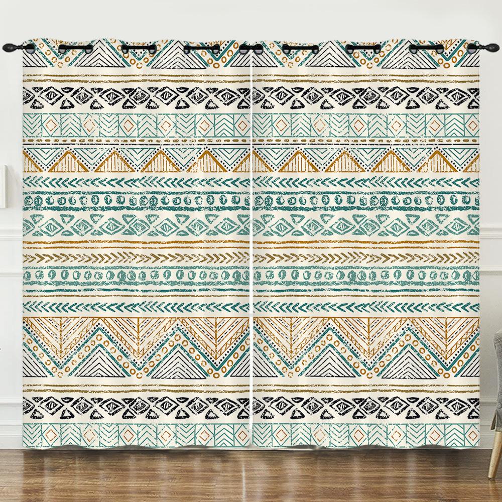 Серия 3D Fresh Printing Цифровая печать Штора Блэкаут и на люверсах