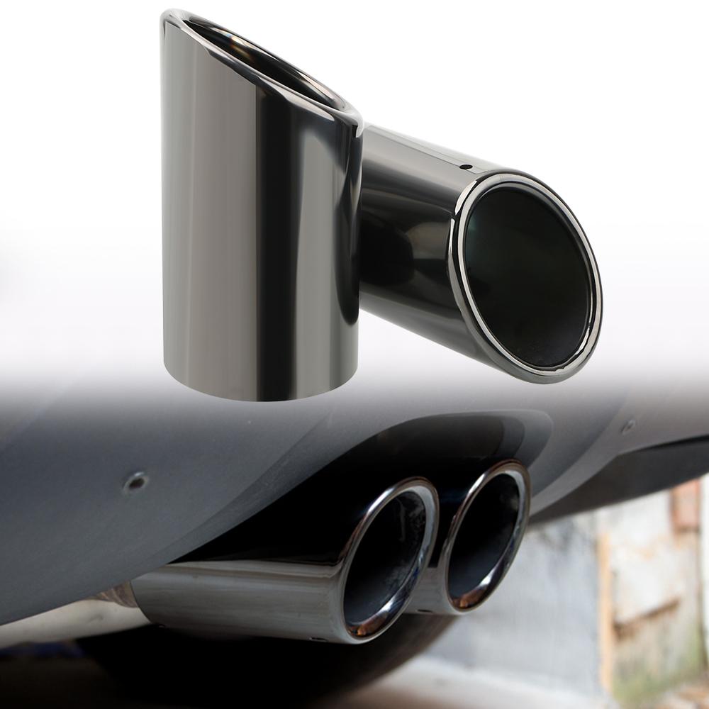2 шт. автоаксессуары из нержавеющей стали, насадка для выхлопной трубы автомобиля, крышка глушителя для VW Tiguan Volkswagen Passat B7 CC для ALLDI A4 B8 A3 A1 Q5