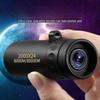 Monocular Black HD Telescope: High Magnification, Portable Dual-use, Mini Outdoor Mobile Phone Compatible