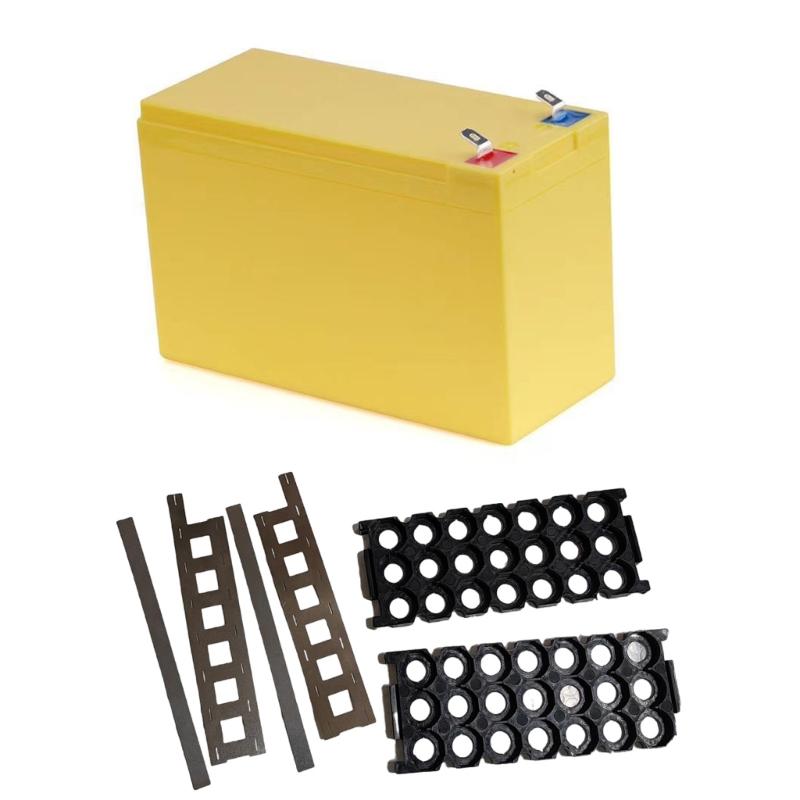 12V 7Ah Battery Case Lithium Battery Enclosure Empty Box with Integrated Injections Molding for Superior Seal