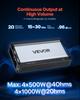 VEVOR Car Audio Amplifier, 4-Channel Bridgeable Car Amplifier, Multichannel Class D Stereo Amp, Max. 4 x 500W at 4 Ohms / 4 x 1000W at 2 Ohms