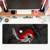 Yin Yang Black And White Pisces Mouse Pad For Office Gaming And Keyboards Non-Slip Large Waterproof