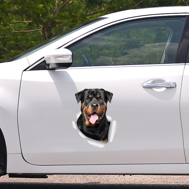 Personality Decal Rottweiler Dog Waterproof Car Sticker Decorative Accessories