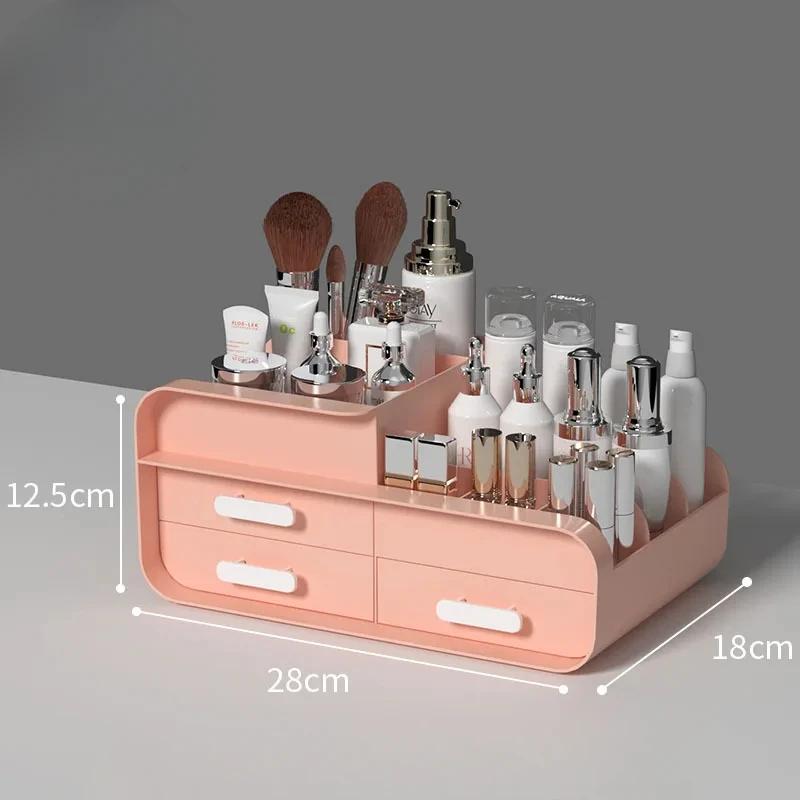 Desktop Makeup Organizer Jewelry Nail Polish Drawer Organizer Office Miscellaneous Items Storage Boxes Lipstick Sorting Cases