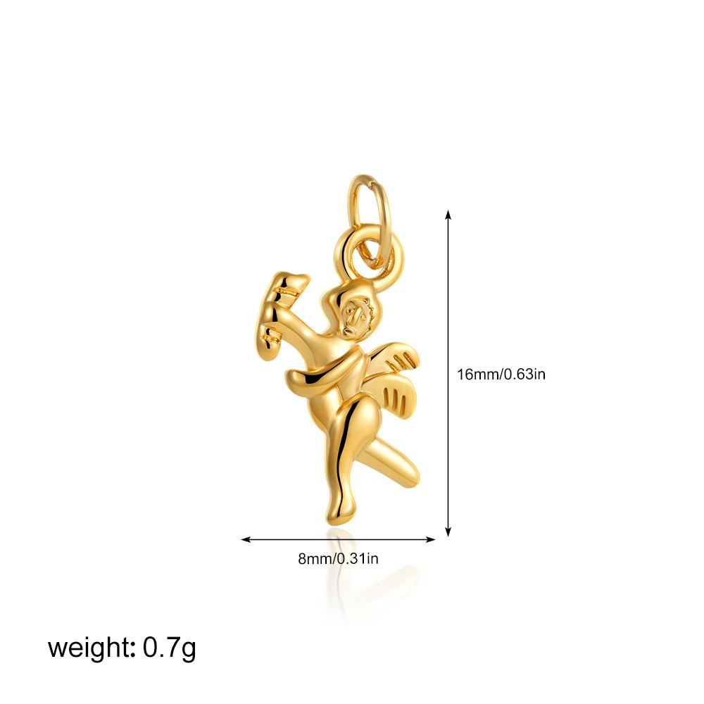 Dainty Sun Moon Star Cross Evil Eyes Multi-Symbol Pendant Necklace 18k Gold Plated Charms Birthstone Dainty DIY Zircon Gifts