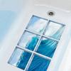 6 шт. водостойкая 3D наклейка для ванны, нескользящая детская душевая кабина, коврик для ванной, самоклеящаяся ванна, наклейка для ванной, ПВХ, фреска, домашний декор