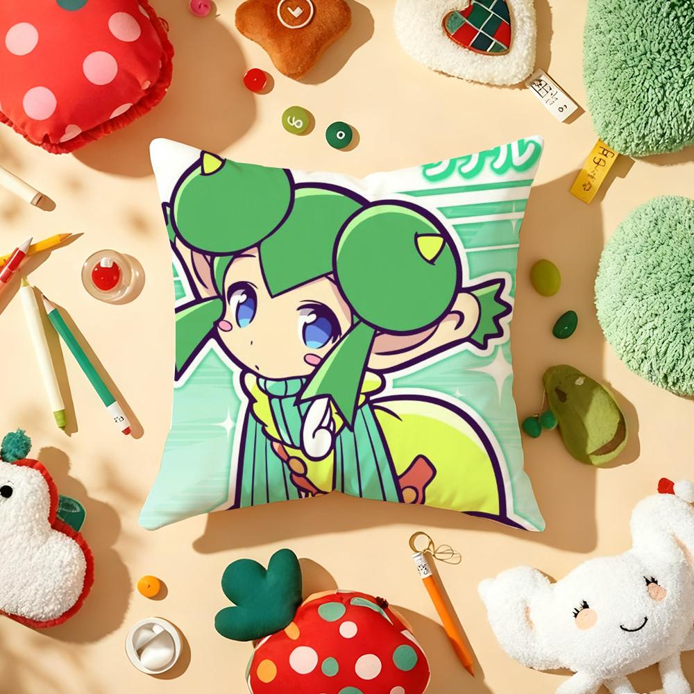 Игровой P-Puyo P-Pop F-Fever Аниме Сиг Наволочка Плюшевая Ткань Мягкая Двусторонняя Печать Диван Теплый Зимний Домашний Подарок Чехол для Подушки