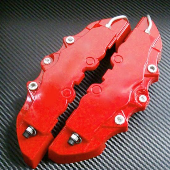 4 шт./компл. 3D универсальный автомобильный передний задний дисковый тормозной суппорт, украшение крышки