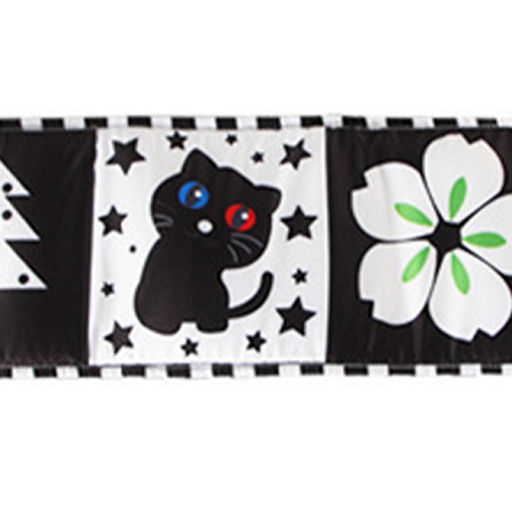 Black White High Contrast Soft Book High Contrast Baby Toys Baby Soft Book for Early Education