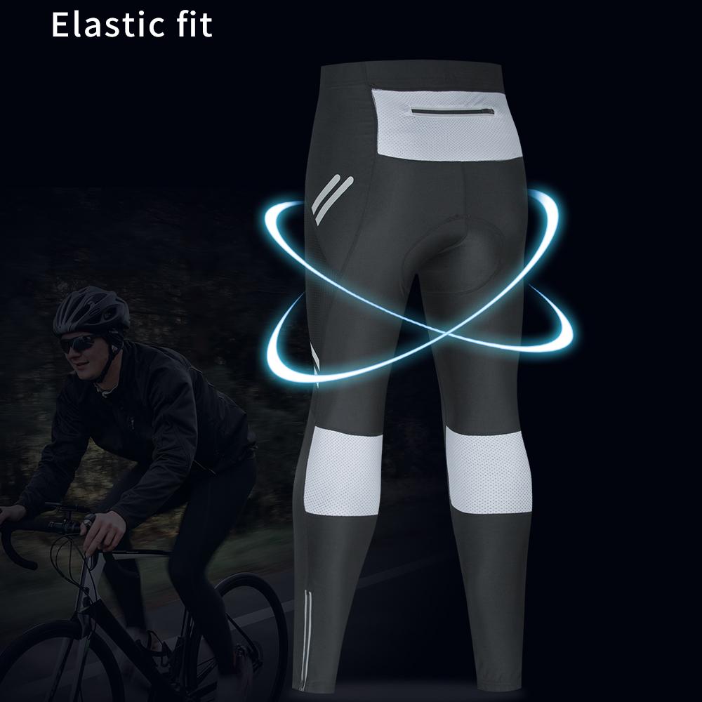 Велосипедные брюки WOSAWE Мужские длинные велосипедные брюки с гелевой подкладкой для велосипеда, спортивная одежда