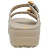 Crocs Женские бежевые шлепанцы Saturday Slide 213246-2NM