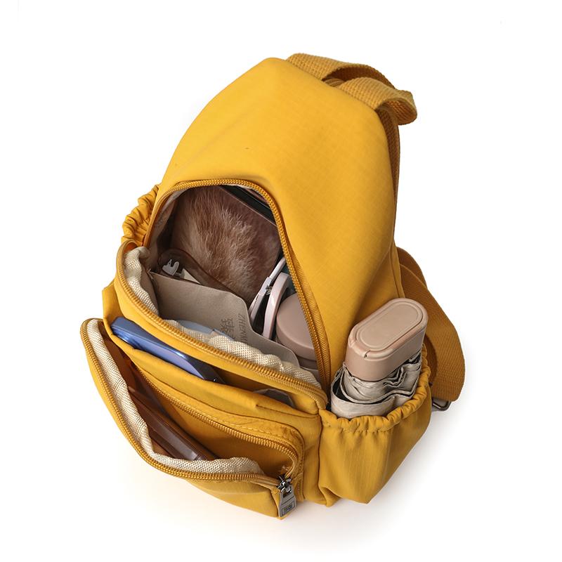 Multi-back Chest Bag Women's Multi-functional Backpack Lightweight Shoulder Bag