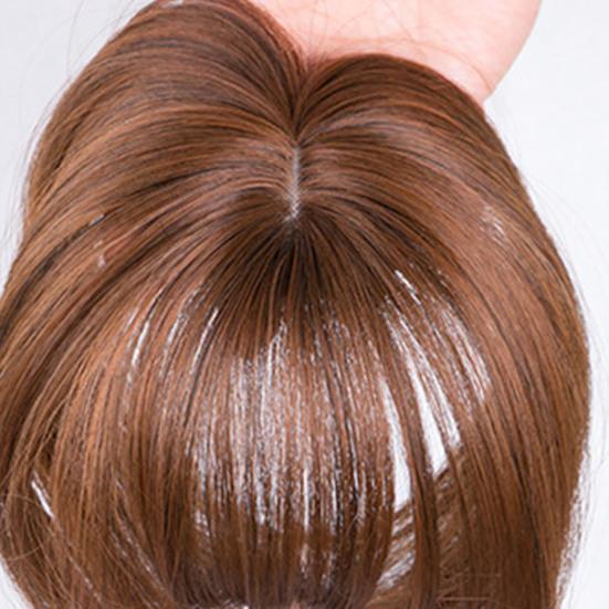 Женская 3D челка, естественная тонкая французская челка, наращивание волос на лбу, черно-коричневая челка, парик с бахромой, шиньоны