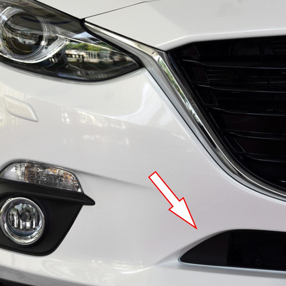 Треугольная накладка на передний бампер автомобиля для Mazda 3 Axela 2014 2016 BHN1-50-101 BHN1-50-102 Замена правой левой нижней решетки