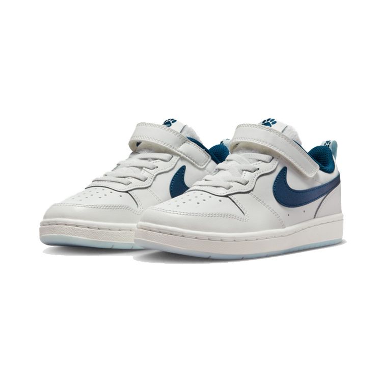 Nike Кроссовки для детей Nike Court Borough Low 2 SE PS Белый Валериан Синий Summit-White Glacier-Blue DQ5980-100