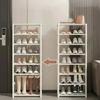 Расширенная обувница Бытовая многослойная стойка для хранения Многофункциональная и простая обувница Пылезащитное хранение Домашняя стойка для хранения
