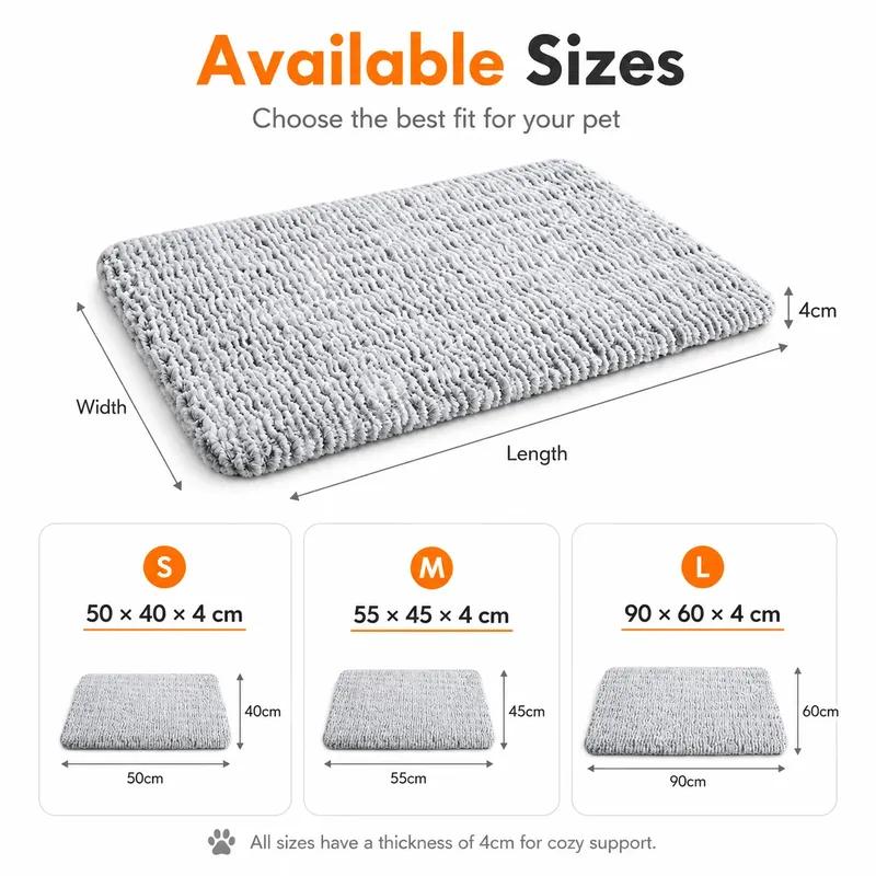 Wave Plush Non-Electric Pet Mat, Physical Heat Storage Thermal Pad, Non-Slip Machine Washable Dog Cat Mat