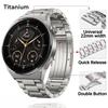 Titanium Metal Watch Strap For HUAWEI Watch 3 Pro New Band 22mm For HUAWEI GT 3 46mm/GT3/GT 2 46mm/GT2 Pro Bracelet
