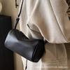 Korean Version Wide Shoulder Strap Cylinder Bag Women's 2025 Spring New Niche Pillow Bag Fashionable Versatile Single Shoulder Messenger Bag
