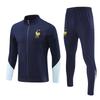 Men Women Cycling Long Sleeve Zip-Up Training Jacket Football Team Style Winter Sportswear