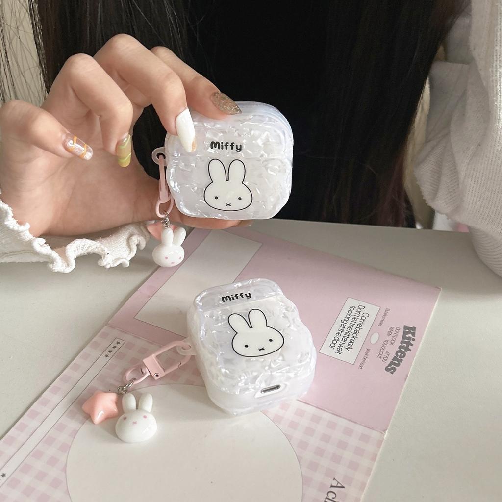 Shell lines Miffy for AirPods 1 case Apple 1/1 generation AirPods pro1 earphone case