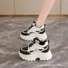 2025 Female New Small Man Height Increase In Spring and Autumn Women's Shoes Thick Sole Height Increase Casual Dad Sports Shoes 8cm Muffin