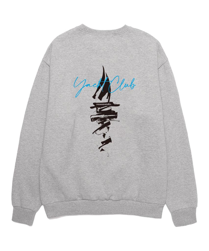 VANNWORKS Yacht Club Oversized Sweatshirt (Vls0007) Melange Grey (Type B)